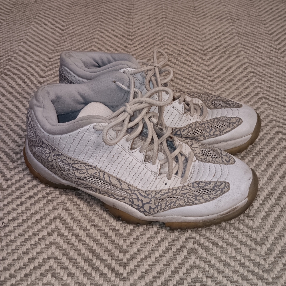 AIR JORDAN 11 Retro 2003 Low Cobalt Zen Grey 306008-142 Mens SZ 7.5 VINTAGE RARE